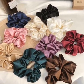 ✨1 Dây Buộc Tóc Vải Lụa Satin Co Giãn Xinh Xắn