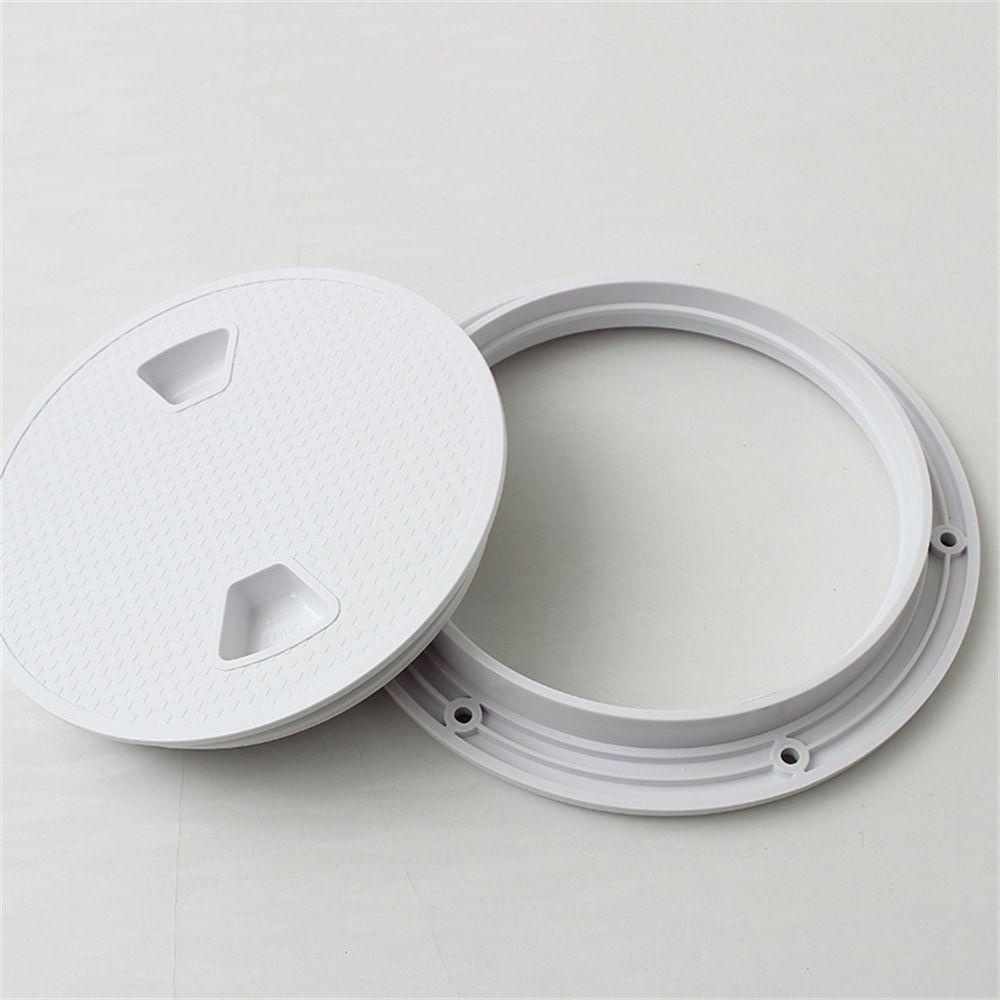 BTLIMER Vỏ Bọc Bảng Điều Khiển Thuyền Hình Tròn 8 Inch Màu Trắng