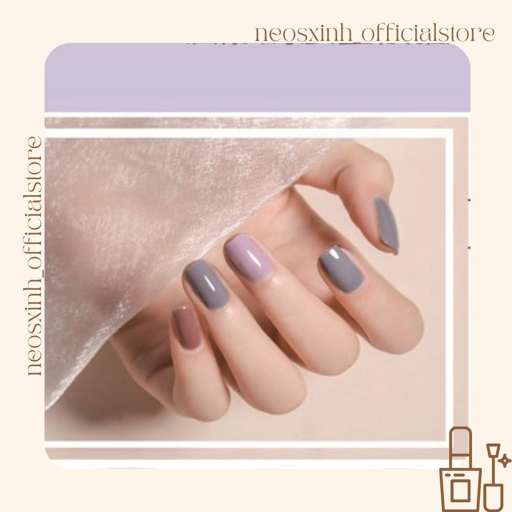 Sơn Móng Tay Fitme Mới Màu Hot Màu Nude Pastel Đen Trắng Trong Suốt Kim Tuyến Tím - Neosxinh Nails