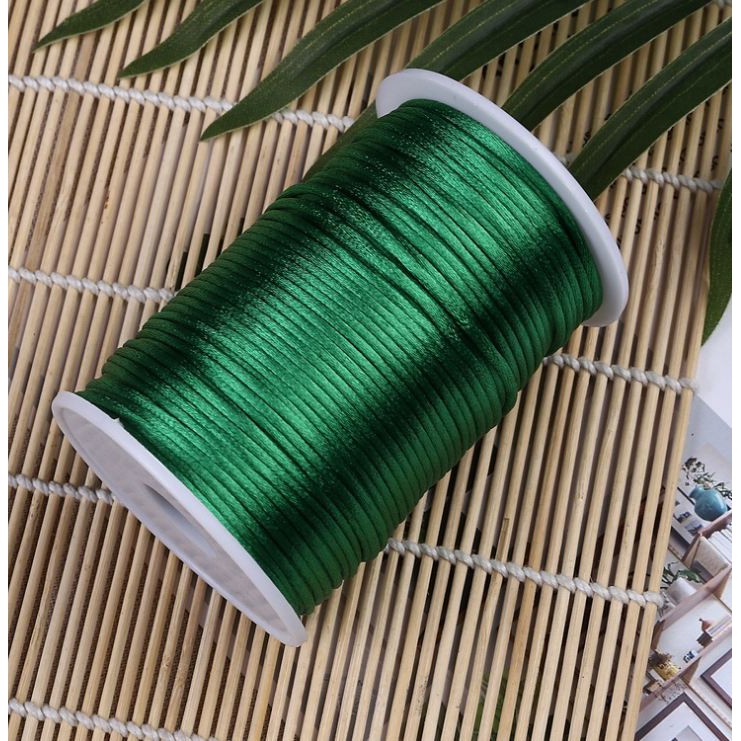 Cuộn 100m Dây Tim size 2.5mm Làm Vòng Tay Handmade có đủ màu