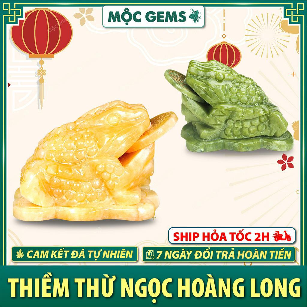 Cóc Ngậm Tiền Vàng Đá Hoàng Long, Thiềm Thừ Đá Phong Thủy Dùng Trang Trí Nhà Cửa, Giúp Thu Hút Tài Lộc