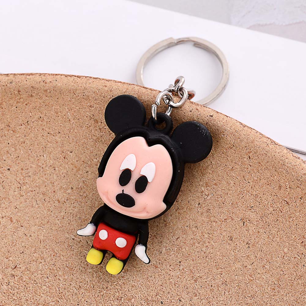 Móc Chìa Khóa Hình Chuột Mickey Minnie Donald Dễ Thương