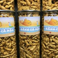 Bánh quy bơ. Cá mặn