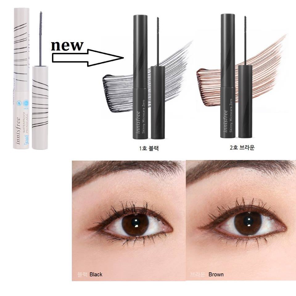 MASCARA SIÊU MẢNH CHỐNG TRÔI INNISFREE SKINNY MICROCARA | BigBuy360 - bigbuy360.vn