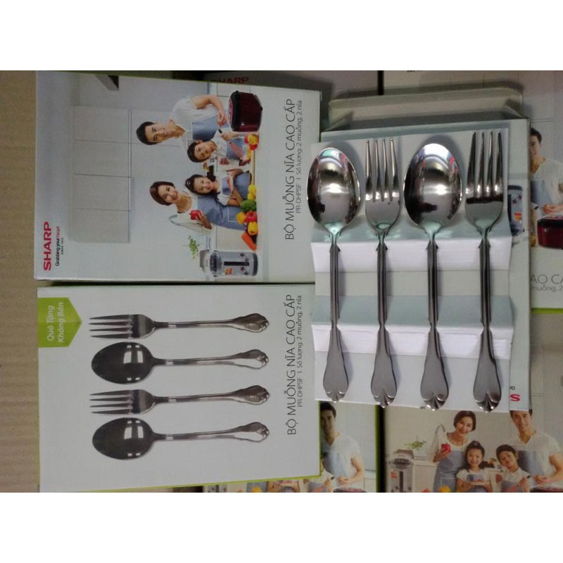 Bộ thìa dĩa Sharp inox 403
