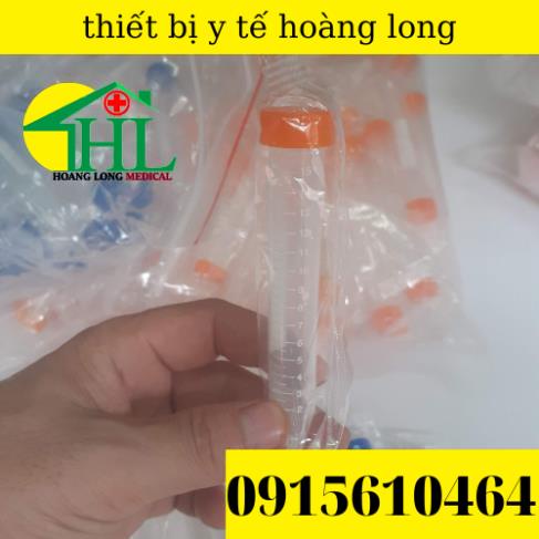 Ống Falcon 15ml - Ống Ly Tâm 15ml Nắp Vặn, Đáy Nhọn Tiệt Trùng Từng Cái