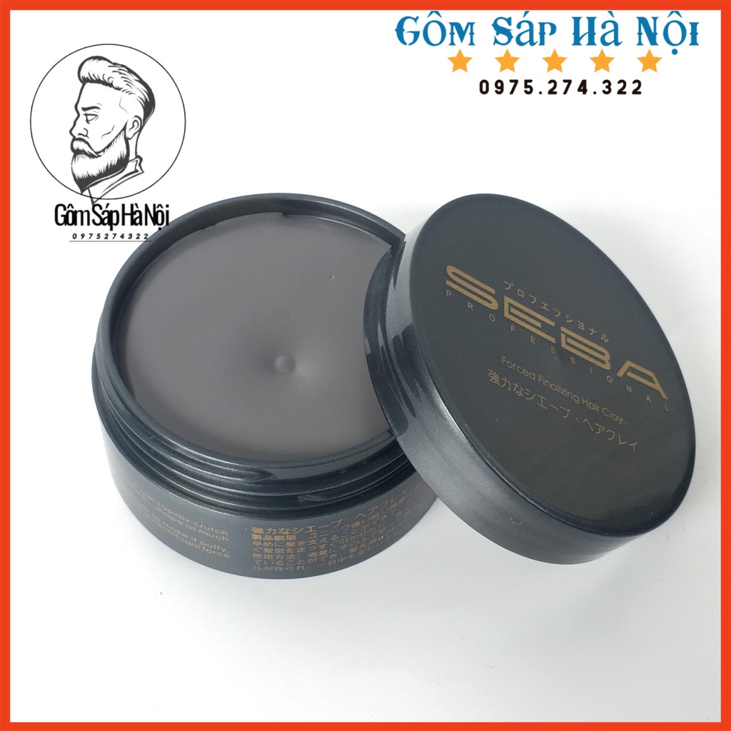 Combo Sáp Tạo Kiểu Seba Chính Hãng Chuẩn Salon +  xịt tạo phồng Salty Ape Sea Salt Spray , giữ nếp tóc