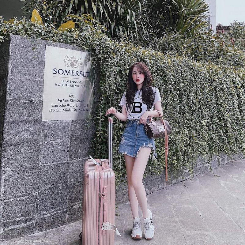 Quần jean giả váy rách đùi hàng QCL1 | BigBuy360 - bigbuy360.vn