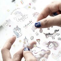 Sticker hình dán Fabulous Unicron trang trí sổ planner
