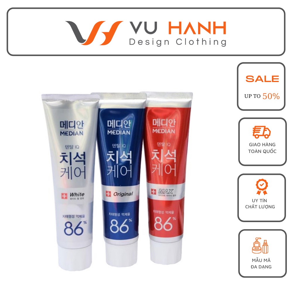 Kem đánh răng Hàn median 93 combo 2 tuýp | Shop Vũ Hạnh