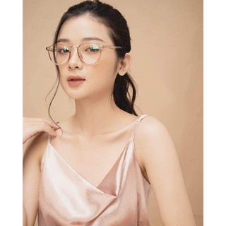 Gọng kính cận trong suốt dễ thương