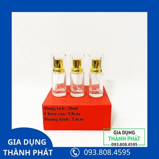 CHAI CHIẾT NƯỚC HOA TRÒN 20ML