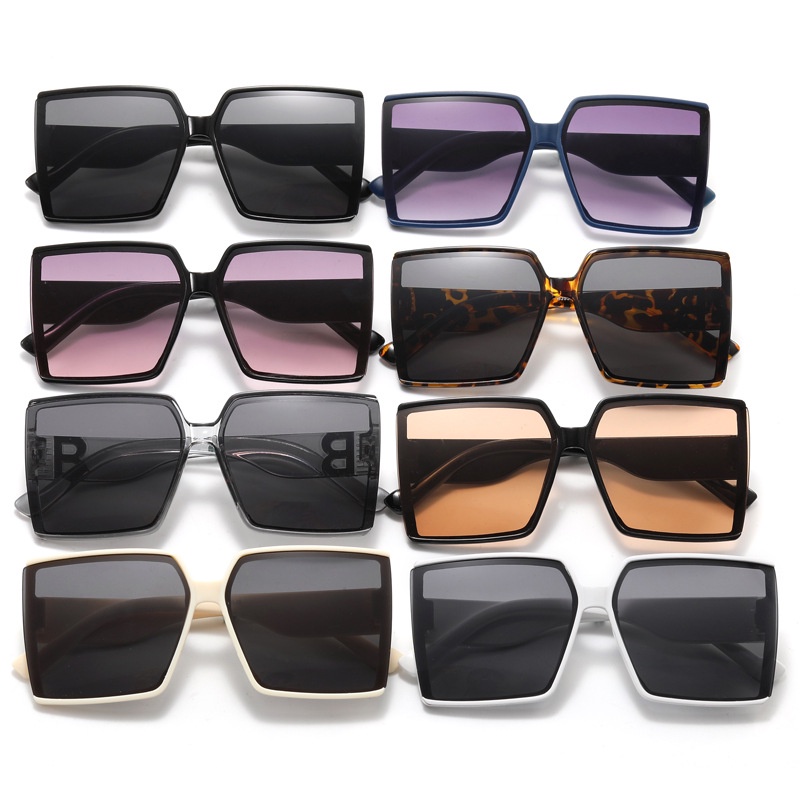 Kính Mát Gọng Vuông Thời Trang Hàn Quốc Chống Tia UV400