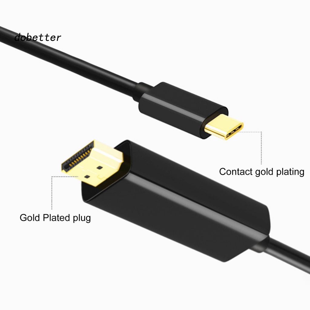 Dây Cáp Kết Nối Màn Hình Type-C Với HDMI Có Độ Phân Giải Cao Cho TV