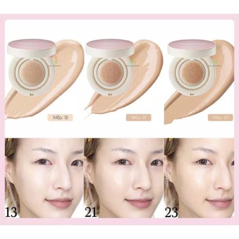 Phấn nước THE SAEM ECO SOUL Essence Cushion Moisture Lasting Spf 50+ PA+++ | BigBuy360 - bigbuy360.vn