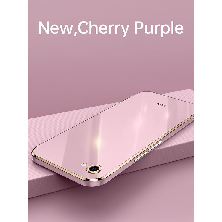 ốp lưng OPPO A83 Ốp Điện Thoại Silicon Siêu Mỏng Mạ Điện