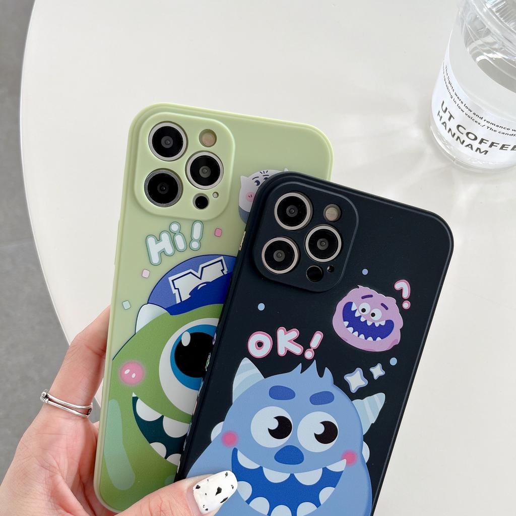 Ốp Lưng Quái Vật Mắt To Nhiều Mẫu Mã Cho Điện Thoại IPhone 13promax 12 11 7Plus X XR XSMAX