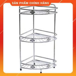 ♥️ Kệ gia vị góc inox nan quạt
