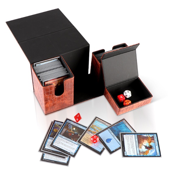 [ Phụ kiện RẺ NHẤT SHOPEE ] Hộp đựng bài Yugi bằng da cao cấp - Deckbox Years Guard Henwei