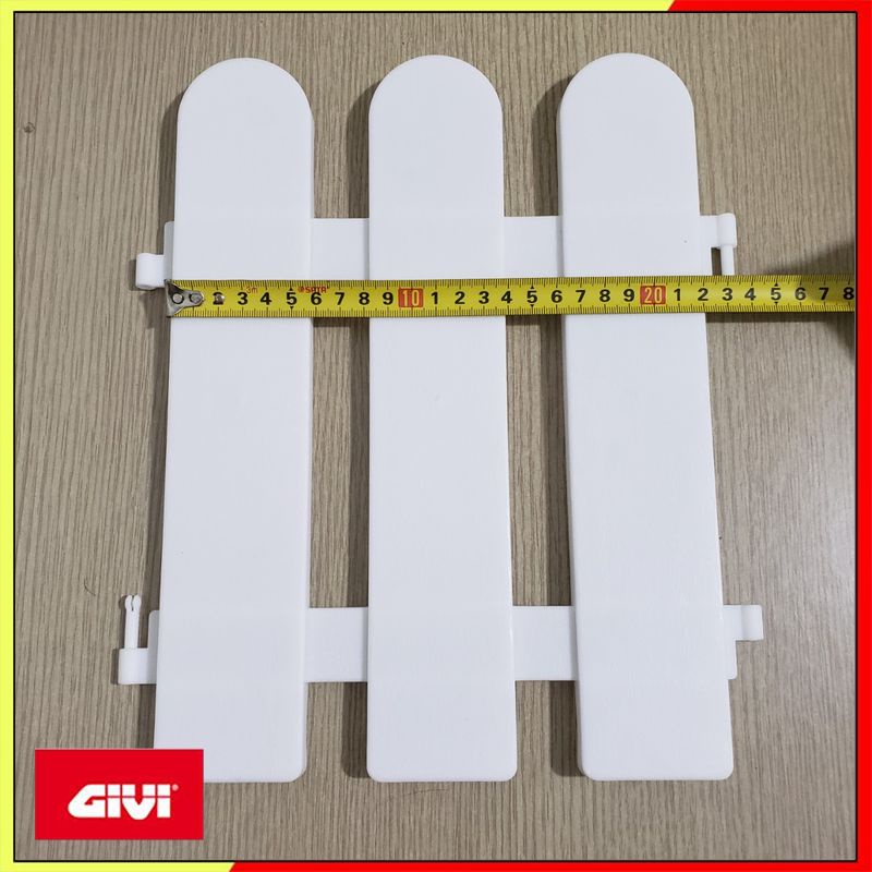 Hàng Rào Nhựa Lắp Ghép Trắng Cao Cấp Trang Trí Cây Thông Noel, Cây Cảnh, Vườn Hoa Cao 30cm -