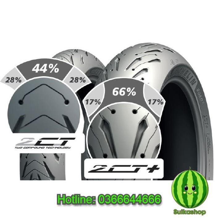 Vỏ Michelin Road 6 120/70 R17  và 190/55 R17
