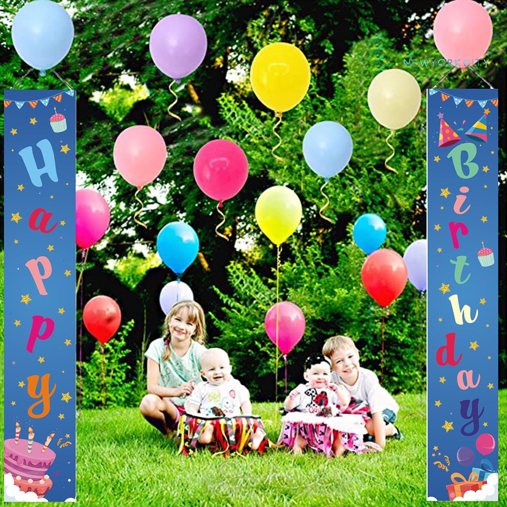 Bộ Dây Treo Trang Trí Tiệc Sinh Nhật In Chữ Happy Birthday