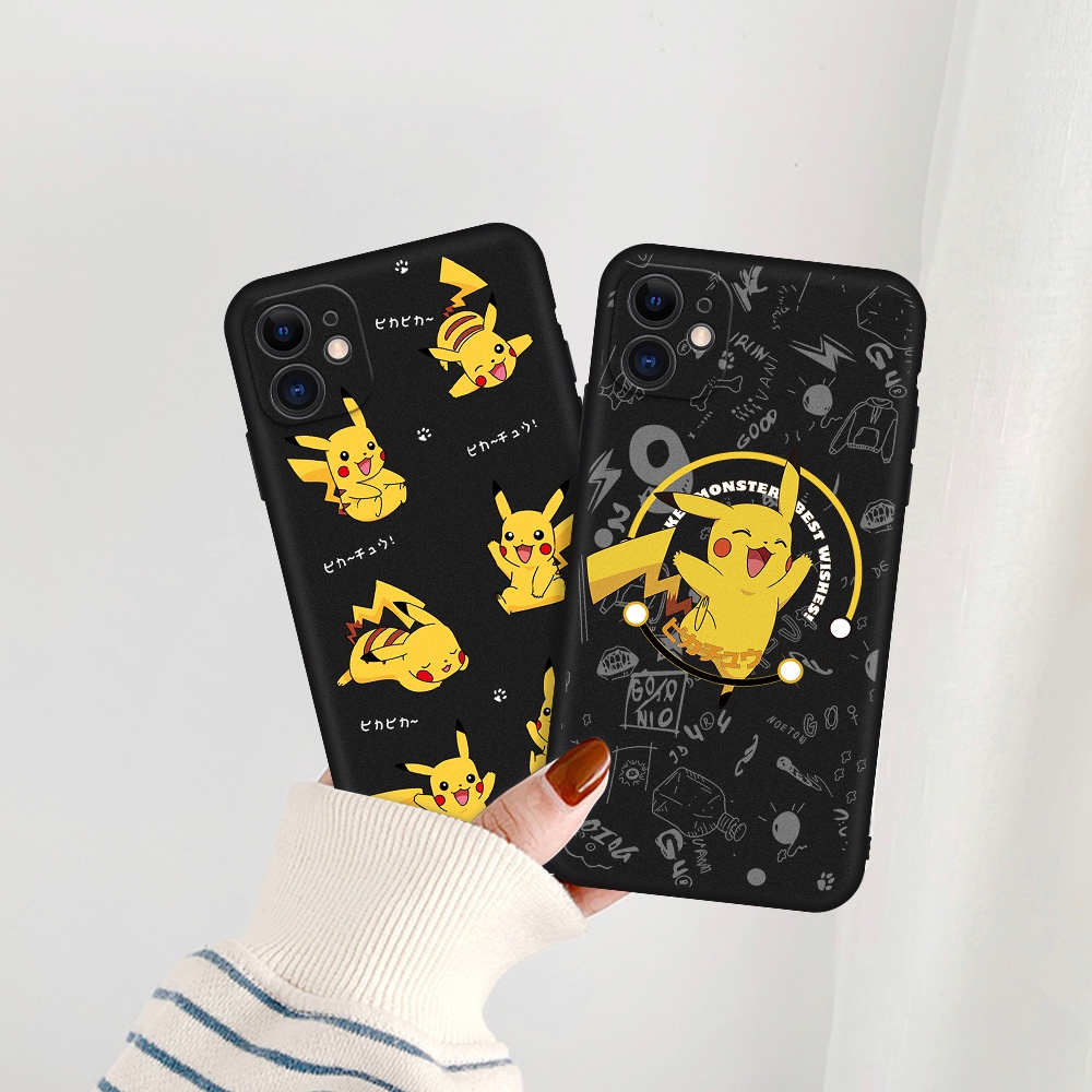 Ốp điện thoại M022 Pikachu thích hợp cho IPHONE 13 12 11 PRO MAX 12 MINI XS MAX XR X XS 6/7/8PLUS 6SPLUS 4 5 6 7
