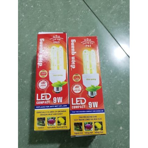 Đèn LED compact Điện Quang ĐQ LEDCP01: 9W, 14W. 20W ( WARM WHITE) ánh sáng vàng.