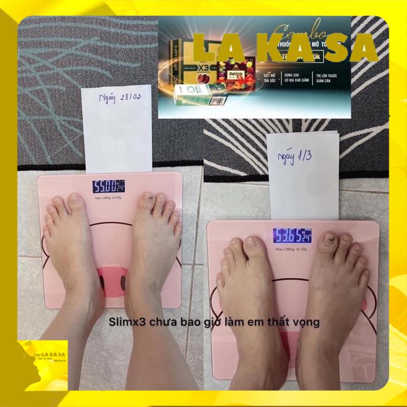 Slim X3 Giảm Cân Đông Y Mộc Linh tặng Detox + Giảm Mỡ Kẹo Pro Siết Eo  dành cho Cơ Địa Khó Giảm - Hàng Chính Hãng