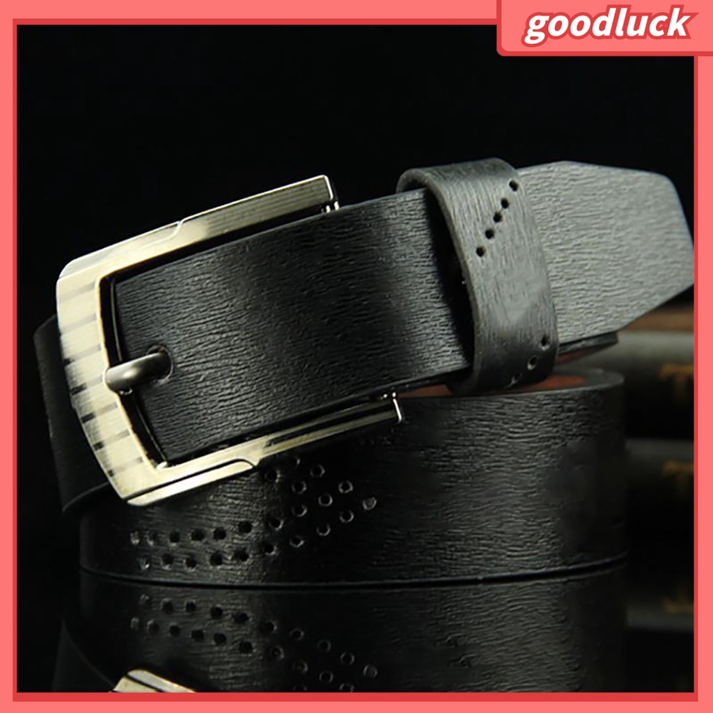 Thắt Lưng Da Đục Lỗ Cài Khóa Nhiều Màu Có Thể Tái Sử Dụng Cho Bé Trai