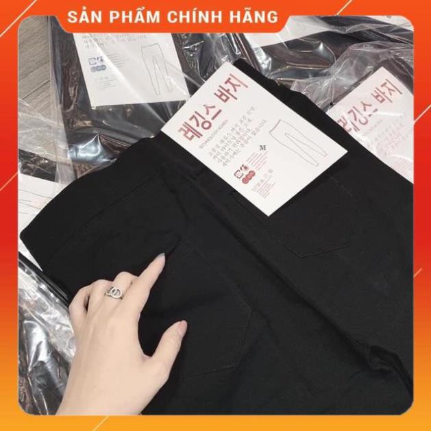 Quần legging nữ cạp cao xuất Hàn siêu co giãn