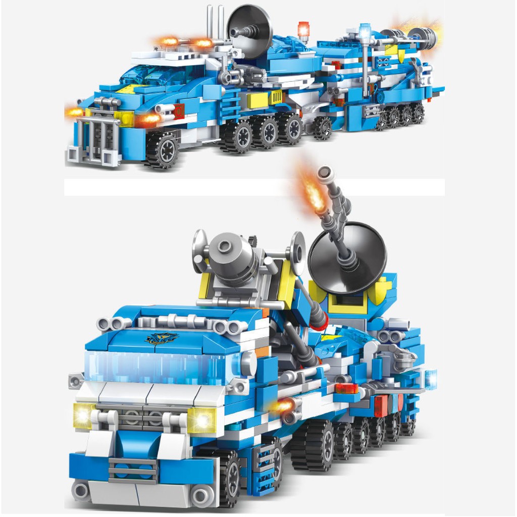 [780 CHI TIẾT-HÀNG CHUẨN] BỘ ĐỒ CHƠI XẾP HÌNH LEGO CẢNH SÁT,Lắp Ghép OTO, ROBOT, Lắp Ráp Xe Swat, Trực Thăng, Máy Bay