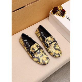 giầy lười nam hoạ tiết thời thượng sang chảnh versace VS