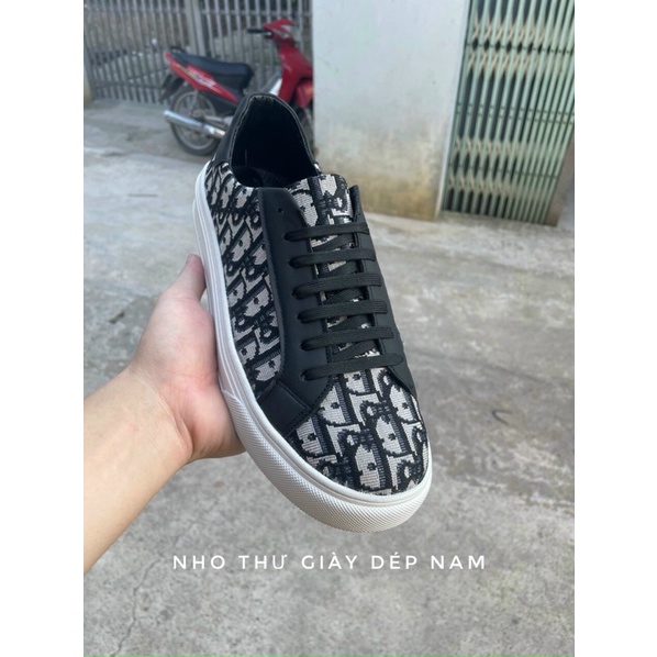 Giày thể thao nam_Giày buộc dây dior 2021 hàng quảng châu full box