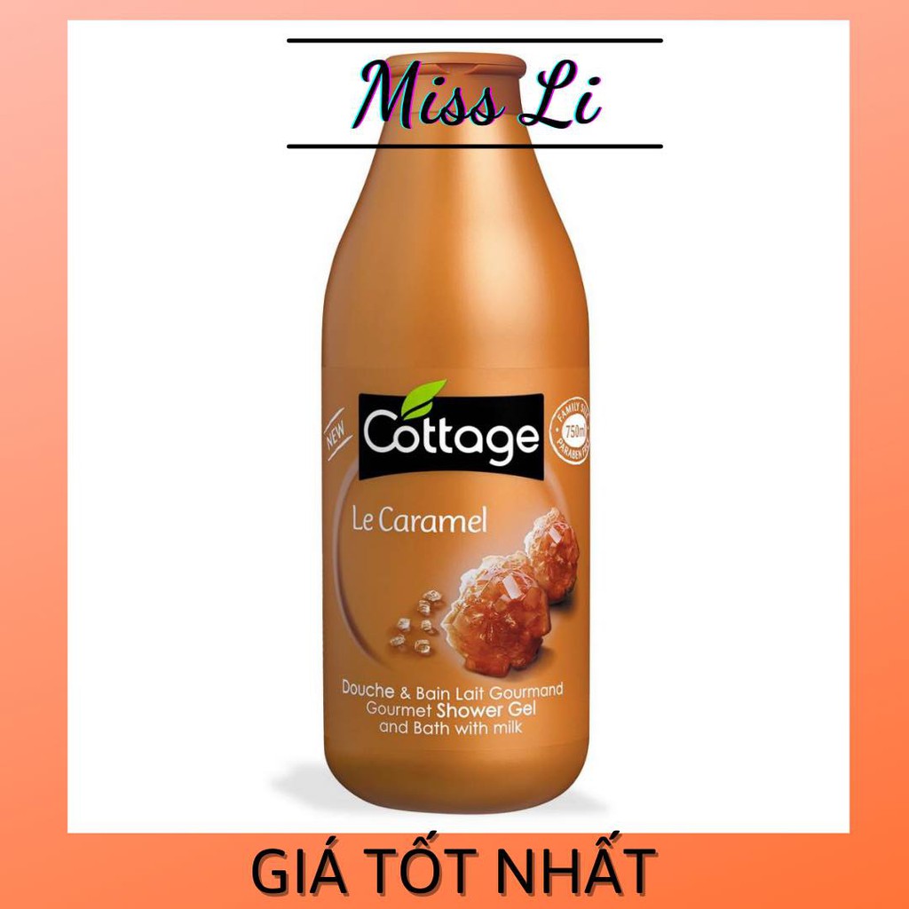 🔰 [GIÁ TỐT] 🔰SỮA TẮM COTTAGE 750ML MỀM MỊN DA, DƯỠNG TRẮNG DA, HƯƠNG THƠM LÂU, KHÔNG KÍCH ỨNG DA