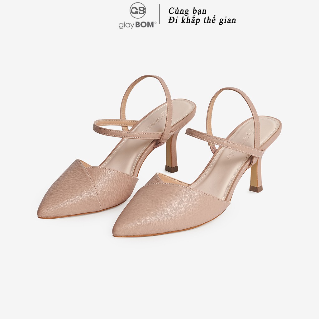 Giày Cao Gót giayBOM Mũi Nhọn Đế Cao 5 cm GB00107