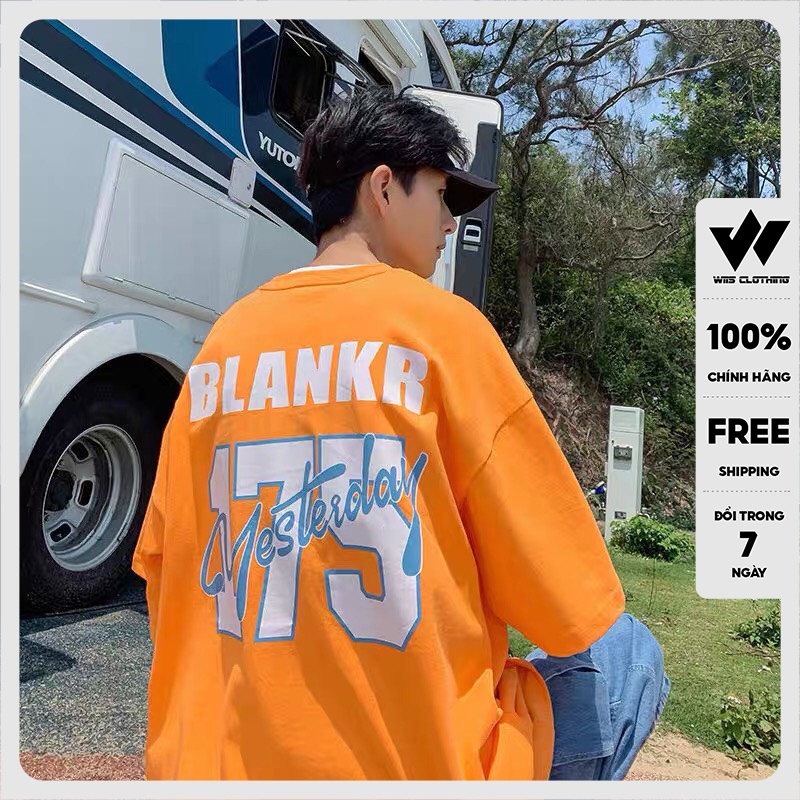 Áo thun tay lỡ unisex form rộng WIIS 175 phông rộng nam nữ phong cách oversize ulzzang