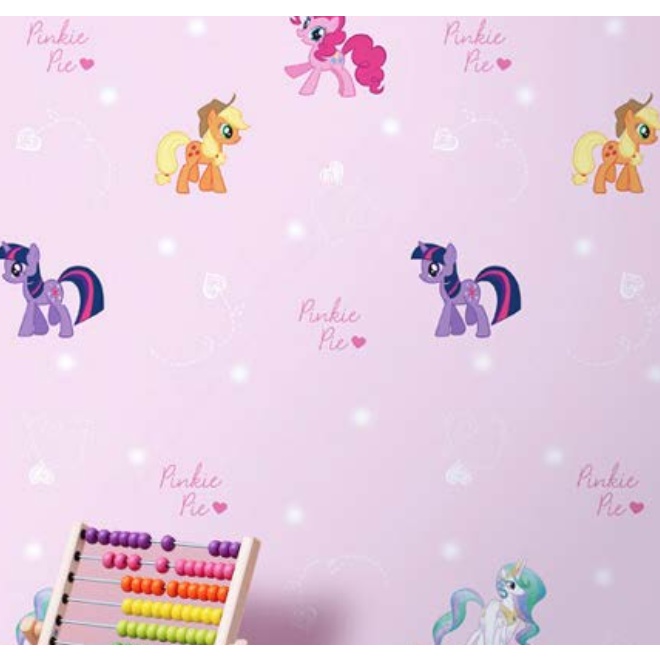 Decal giấy dán tường NGỰA PIE khổ 45cm keo sẵn