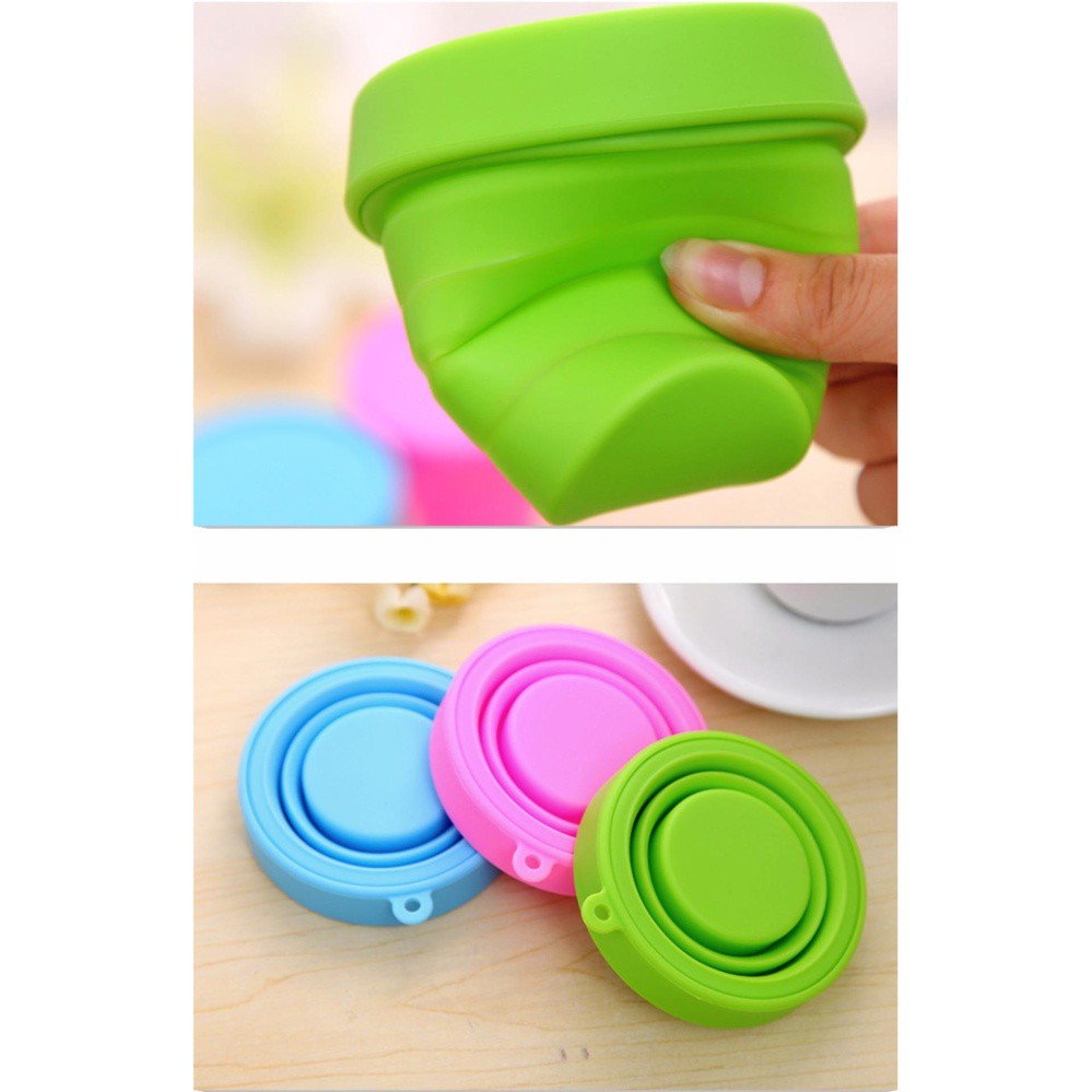 Cốc silicon gấp gọn du lịch cao cấp