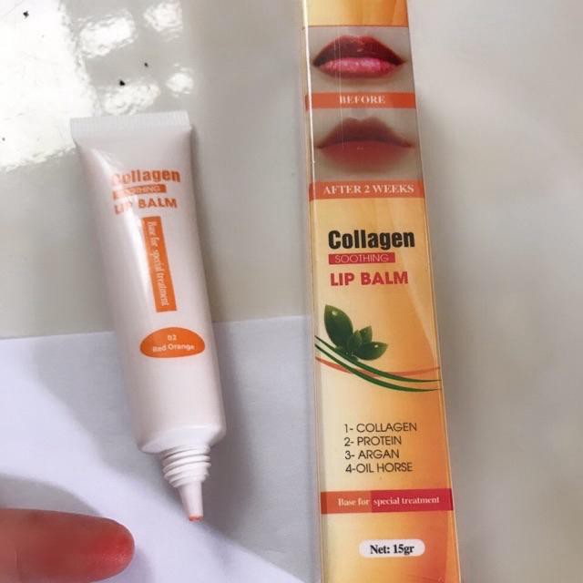 GIẢM GIÁ Dưỡng Môi Kích Màu - Son Dưỡng Kích Màu Collagen Lip Balm 15g