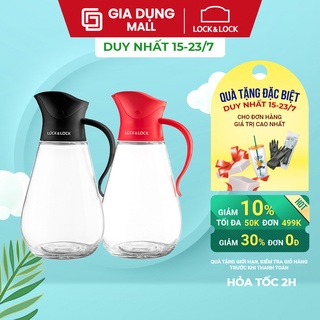 Bình thủy tinh với nắp mở tự động Lock&Lock CKO101 (550ml) - giadungmall