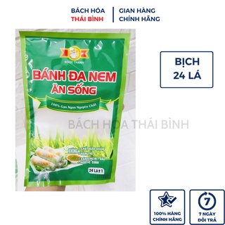 Bánh Đa Nem Cuốn Ăn Sống Ngọc Thanh bịch 24 lá