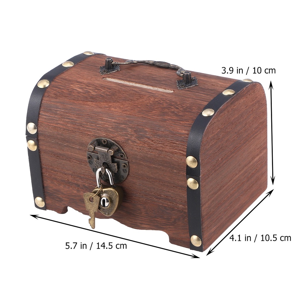 Hộp Đựng Tiền Mini Có Khóa An Toàn