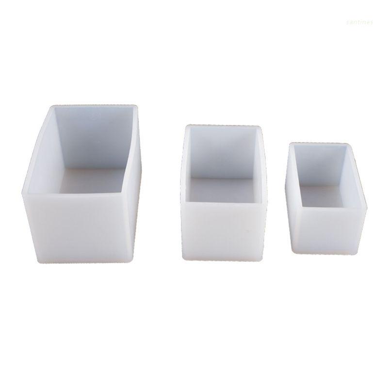 Khuôn silicone làm mặt dây chuyền/ xà phòng hình khối lập phương độc đáo DIY