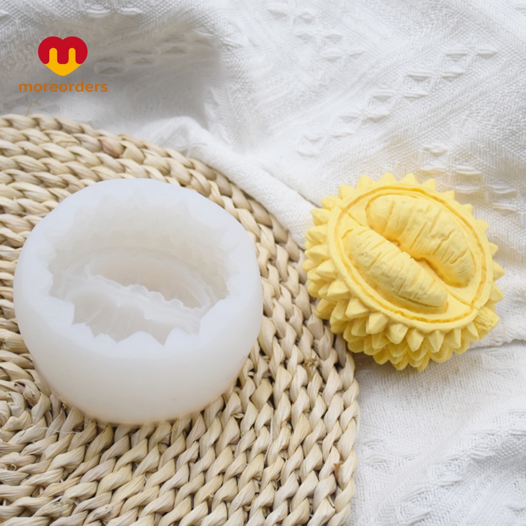 Khuôn Làm Nến Thơm Hình Trái Sầu Riêng Chống Dính Trang Trí Bánh Kem