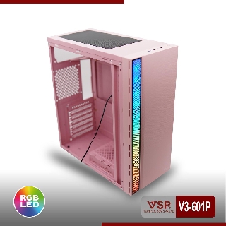 Vỏ Nguồn Máy Tính VSP V3-601P - Case Màu Hồng