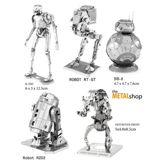 Mô hình lắp ráp kim loại 3d robot star war