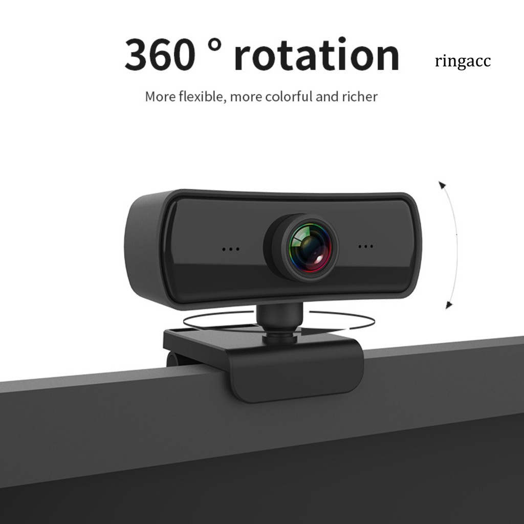 Webcam Rac 2k 2040x1080p Kèm Mic Cho Phòng Thu Phát Trực Tiếp