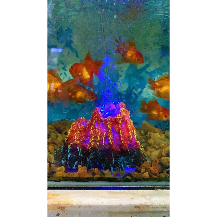 COMBO NÚI LỬA VÀ ĐÈN LED CHÌM ĐỦ MÀU ĐIỀU KHIỂN TỪ XA