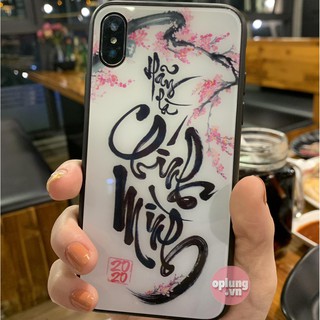 Ốp lưng kính iphone chữ thư pháp Hãy Là Chính Mình Ngày Mai Trời Lại Sáng dành cho ip 6 đến 13promax - k133